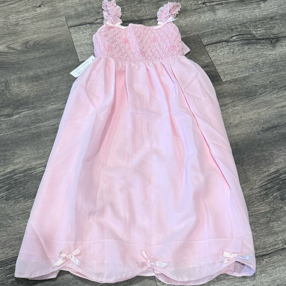 Pink dress. Kids size 6x
